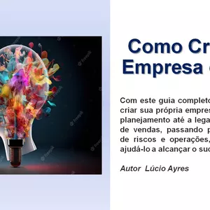 Imagem de capa para o Ebook Como Criar Sua Empresa do Zero