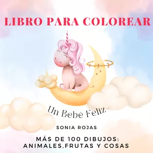 Imagen de portada para Ebook Libro Para Colorear - Más 100 Dibujos : Animales, Frutas, Verduras y Cosas