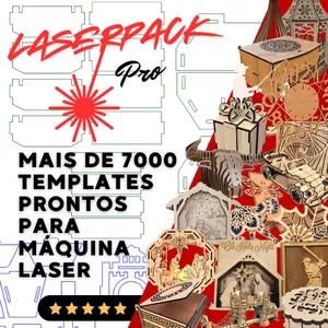 Imagem do curso LaserPack Pro + de 7000 Modelos Prontos para Corte e Gravação