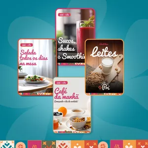 Coleção cozinhando saudável todos os dias (+1 ebook bônus)