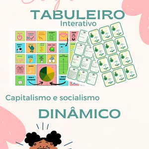 Imagem de capa para o Ebook Jogo de tabuleiro interativo capitalismo e socialismo 