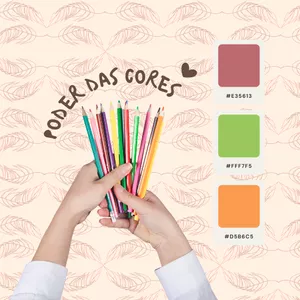 Imagem de capa para o Ebook Poder das Cores
