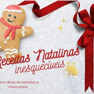 Imagem de capa para o Ebook Receitas Natalinas Inesquecíveis