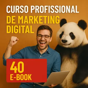 Imagem de capa para o Ebook Curso Profissional de Marketing Digital