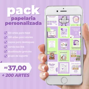 Imagem do curso Pack Canva Papelaria Personalizada 