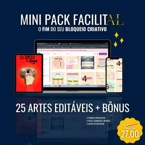 Imagem de capa para o Curso online CANVA PACK FALICITAL