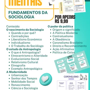 Imagem de capa para o Ebook Fundamentos da Sociologia