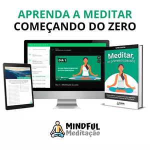 Imagem de capa para o Curso online Meditação para Iniciantes - Você de Bem Consigo Mesma e Sem Ansiedade