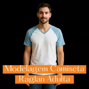 Imagem de capa para o Curso online Modelagem Camiseta Raglan Masculino Adulto