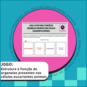 Imagem de capa para o Curso online Jogo de Bioquímica: Estrutura e Função de organelas presentes nas células eucariontes animais - Formato PDF
