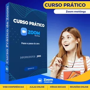 Imagem de capa para o Curso online Zoom - Curso prático de Zoom Meetings