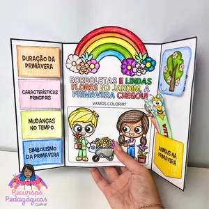 Imagem de capa para o Ebook Lapbook Primavera