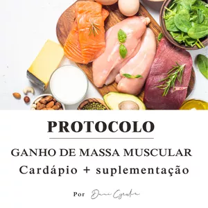 Imagem de capa para o Ebook Guia Prático Ganho de Massa
