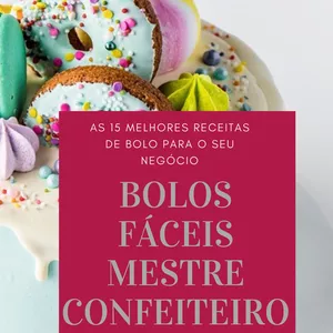 Imagem de capa para o Ebook Receitas fáceis do Mestre confeiteiro