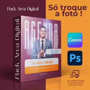 Imagem de capa para o Curso online Pack Arca Digital para Photoshop e Canva