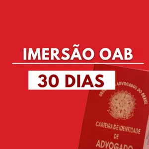 Imagem de capa para o Curso online Imersão OAB 30 dias