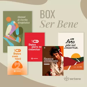 Imagem de capa para o Curso online BOX Ser Bene: 10 dates para se conectar + 10 dates com você + Manual de escrita terapêutica + Um livro para se encontrar + Curso Percurso Autoconhecimento
