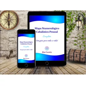 Imagem de capa para o Serviço online Mapa Numerológico Cabalístico Pessoal Completo com + de 300 páginas A4