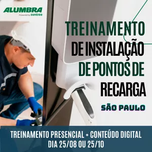 Imagem de capa para o Curso online Treinamento Presencial (São Paulo) Instalação de Pontos de Recarga - 25 AGOSTO OU 25 OUTUBRO - Wallbox Alumbra