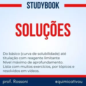 Imagem de capa para o Ebook Studybook Soluções