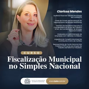 Imagem de capa para o Curso online Fiscalização Municipal no Simples Nacional