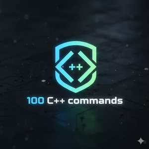 Cover image for Ebook 100 C++ commands