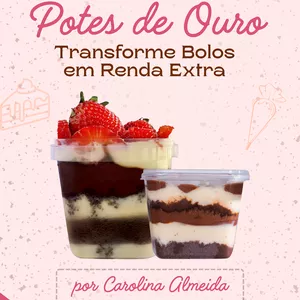 Imagem de capa para o Ebook Renda extra com bolo no pote