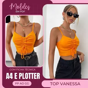 Imagem de capa para o Ebook Top Vanessa - Molde em PDF