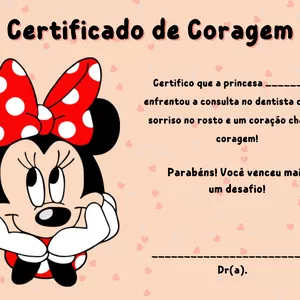 Imagem de capa para o Ebook 10 Certificados de Coragem - Odontopediatria - Meninos e Meninas