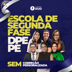 Imagem de capa para o Curso online Escola de Segunda Fase - DPE/PE [SEM CORREÇÃO]