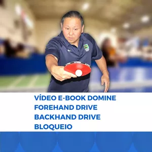 Imagem de capa para o Ebook Vídeo E-book Domine Forehand drive-Backhand drive-Bloqueio