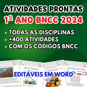 Imagem do curso ATIVIDADES - 1º ANO FUNDAMENTAL - BNCC 2024
