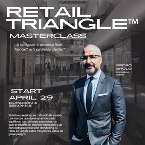Imagen de portada para Evento online Retail Triangle Masterclass™ – La Fórmula Para Un Retail Exitoso