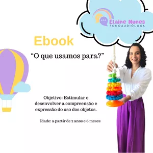 Imagem de capa para o Ebook Ebook Estimulação “ Uso dos objetos”