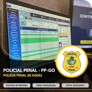 Planilha  Planilha do Aprovado - PP-GO - Policial Penal