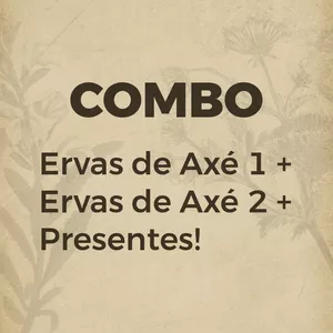 Imagem de capa para o Ebook COMBO: Ervas de Axé 1 + Ervas de Axé 2 + Presentes