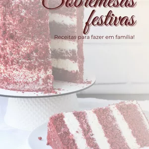 Imagem de capa para o Curso online EBOOK SOBREMESAS FESTIVAS 