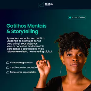 Imagem de capa para o Curso online Gatilhos Mentais &amp; Storytelling