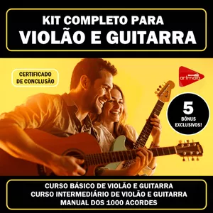 Imagem de Kit Completo Para Violão e Guitarra  criado por ArtMaia - Ensino Musical na hotmart