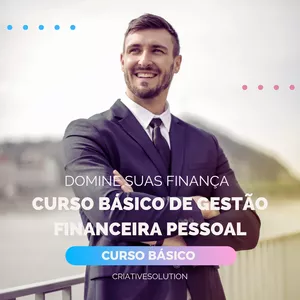 Imagem de capa para o Curso online Curso básico de Gestão de Finanças Pessoais 