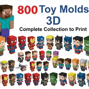 Cover image for Online course 800 Paper Toys + 4 Bonuses