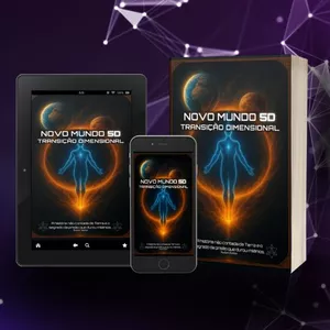 Imagem de capa para o Ebook Novo Mundo 5D - Transição Dimensional