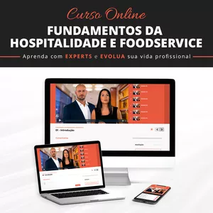 Imagem de capa para o Curso online Fundamentos da Hospitalidade e Foodservice