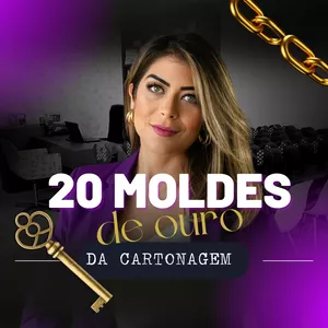 Imagem de capa para o Curso online 20 Moldes de Ouro da Cartonagem