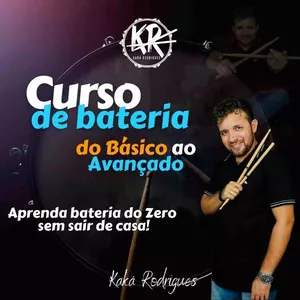 Imagem do curso Curso de Bateria do Básico ao Avançado 1.0