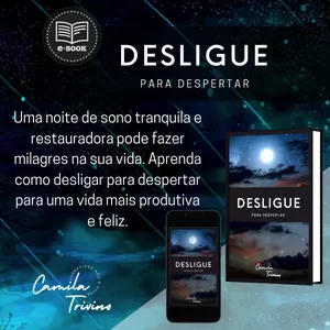 Imagem de capa para o Ebook Desligue para despertar