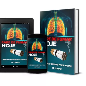 Imagem de capa para o Ebook Pare de Fumar Hoje mesmo.