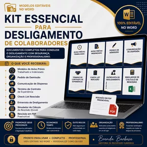 Imagem do curso RESCISAO KIT ESSENCIAL DESLIGAMENTO