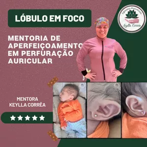 Imagem de capa para o Serviço online Lóbulo em Foco: Mentoria de aperfeiçoamento em perfuração auricular