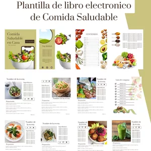 Imagen de portada para Ebook Template de ebook para Comida Saludable